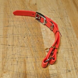 Pet Wear Medium Waterproof Dog Collar Hot Pink  11"-14"